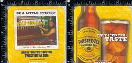 Twisted Tea Bartender Beer Coaster