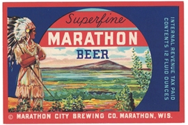 Marathon Superfine Beer IRTP Label