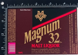Magnum Malt Liquor Label