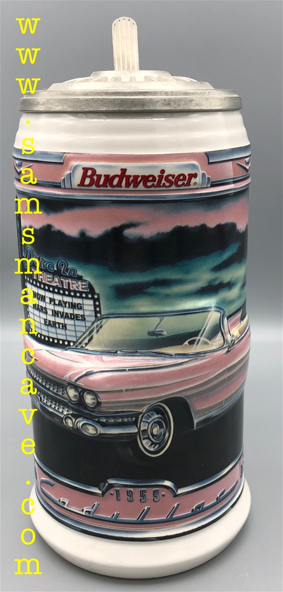 Budweiser Classic Car Series III 1959 Cadillac Eldorado Stein