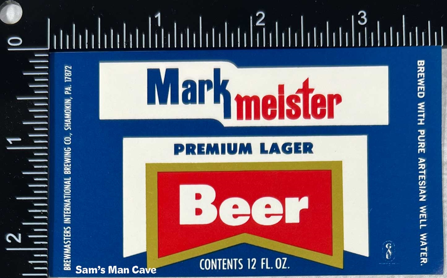 Markmeister Premium Lager Beer Label