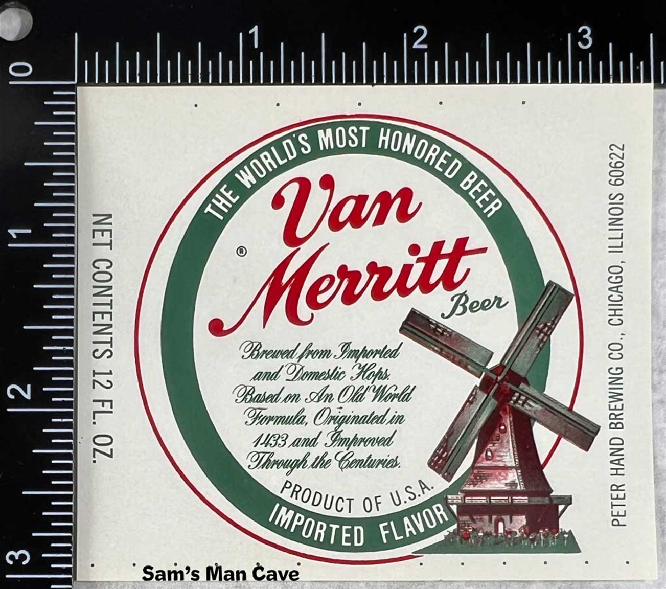 Van Merritt Beer Label