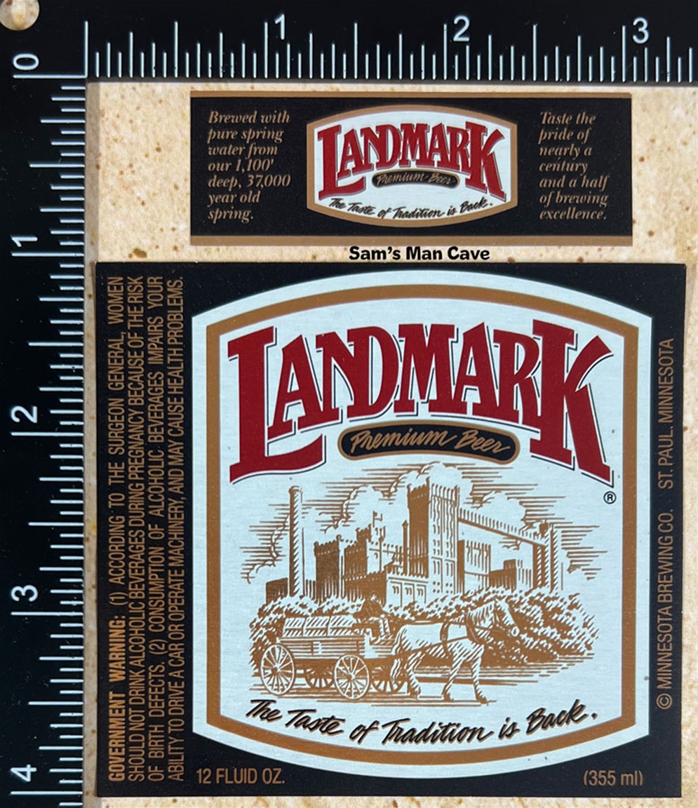 Landmark Beer Label with neck