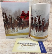 2012 Budweiser Holiday Winter Wonderland Mug