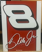 Dale Jr 8 Tin Sign