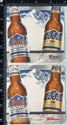 Coors Light Coors Banquet Beer Coaster