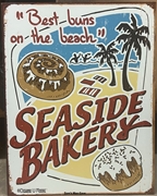 Seaside Bakery Tin Sign