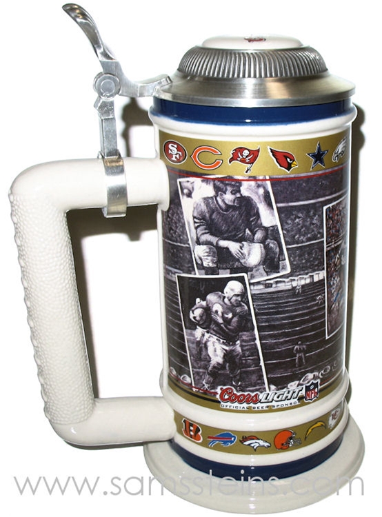 2007 Coors Light NFL Nostalgic Series I 20s & 30s Beer Stein
