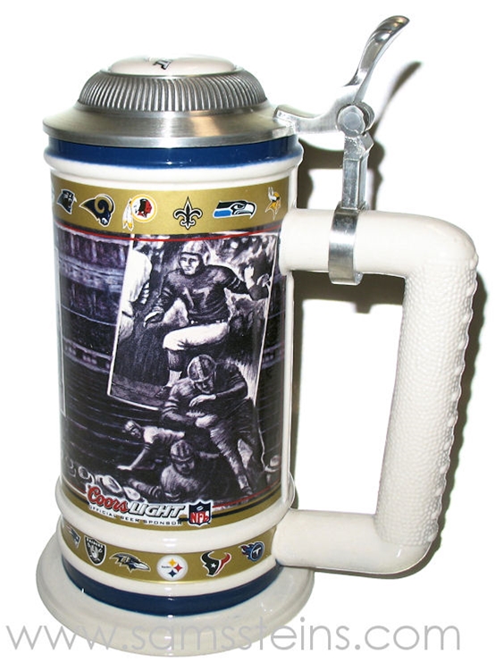 2007 Coors Light NFL Nostalgic Series I 20s & 30s Beer Stein