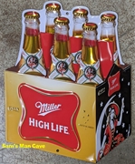 Miller High Life Six Pack Tin Tacker