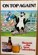 Hamm's On Top Beer Poster