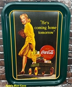 Coca Cola He's Coming Home Tray