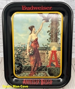 Budweiser Roman Girl Tray