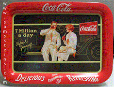 Coca Cola 7 Million A Day Tray