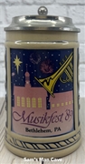 1989 Musikfest Beer Stein