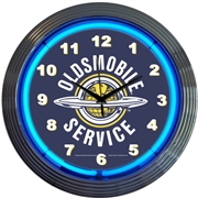 Oldsmobile Neon Clock