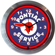 Pontiac Neon Clock