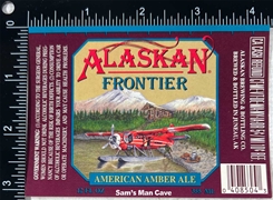 Alaskan Frontier American Amber Ale Label