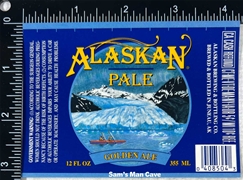 Alaskan Pale Golden Ale Label