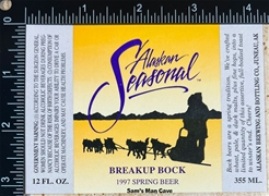 Alaskan Seasonal Breakup Bock Label