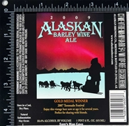 Alaskan Barley Wine Ale Label