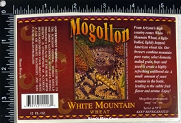 Mogollon White Mountain Wheat Sticker Label