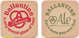 Ballantine Premium Ballantine Ale Beer Coaster