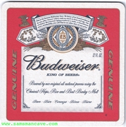 Budweiser Label Beer Coaster