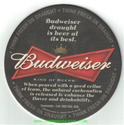 Budweiser Bowtie Beer Coaster