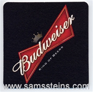 Budweiser Bowtie Beer Coaster