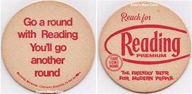 Reading Go Around Beer Coaster