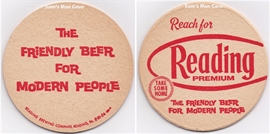 Reading Friendly Round Beer Coaster