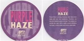 Abita Purple Haze Beer Coaster