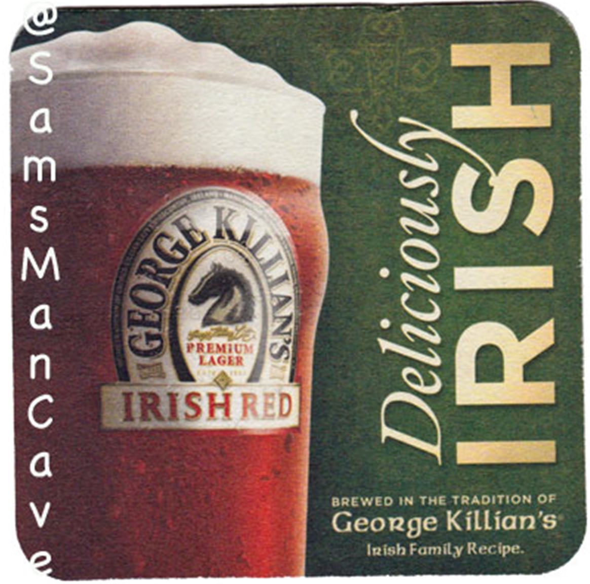 PAT'S FOR RILEY Beer COASTER COLORADO 2012 ST GEORGE KILLIAN'S IRISH RED Mat 