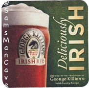 George Killian's Irish Red Deliciously Irish Beer Coaster