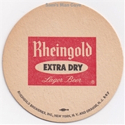 Rheingold Extra Dry Beer Coaster