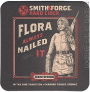 Smith & Forge Hard Cider Flora Beer Coaster