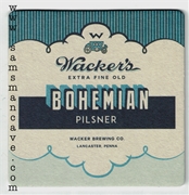 Wacker Bohemian Beer Coaster