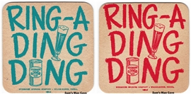 Stegmaier's Ring A Ding Ding Beer Coaster