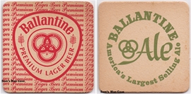Ballantine Premium Lager Ale Beer Coaster