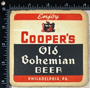 Cooper's Old Bohemian Beer Beer Coaster