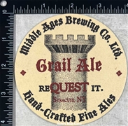 Grail Ale Beer Coaster