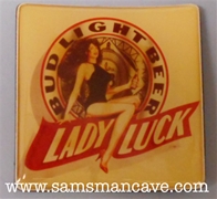 Bud Light Lady Luck Magnet