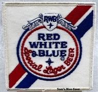 Red White & Blue Beer Patch