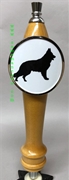 German Shepherd Silhouette Tap Handle