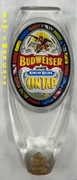 Budweiser On Tap Lucite Tap Handle