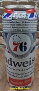 Budweiser 2021 Philadelphia 76ers 24 oz Beer Can
