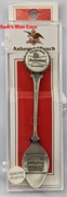 Budweiser Label and Bottle Cap Spoon