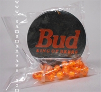 Bud King of Beers Halloween Mardi Gras Beads