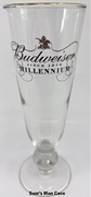 Budweiser Millennium Footed Pilsner Glass